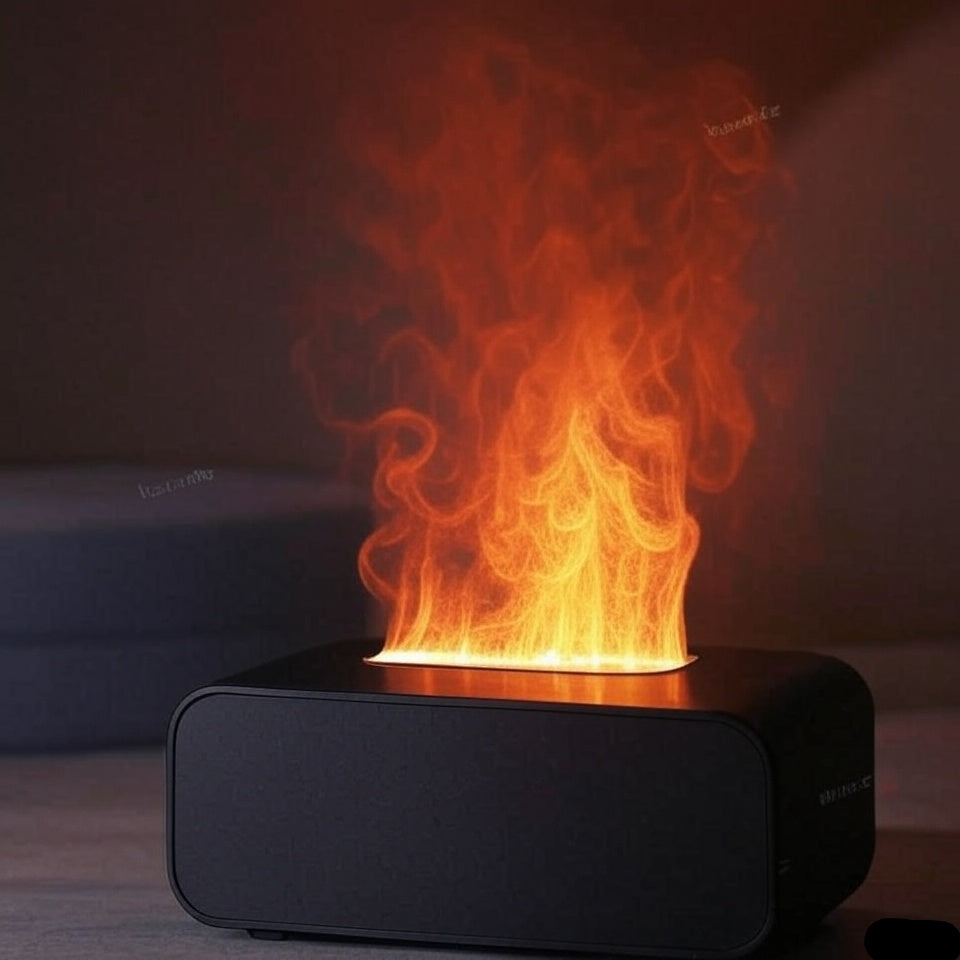 Flame Aromatherapy Mini Air Humidifier